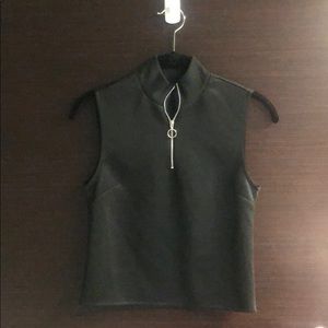 Zara zip up tank
